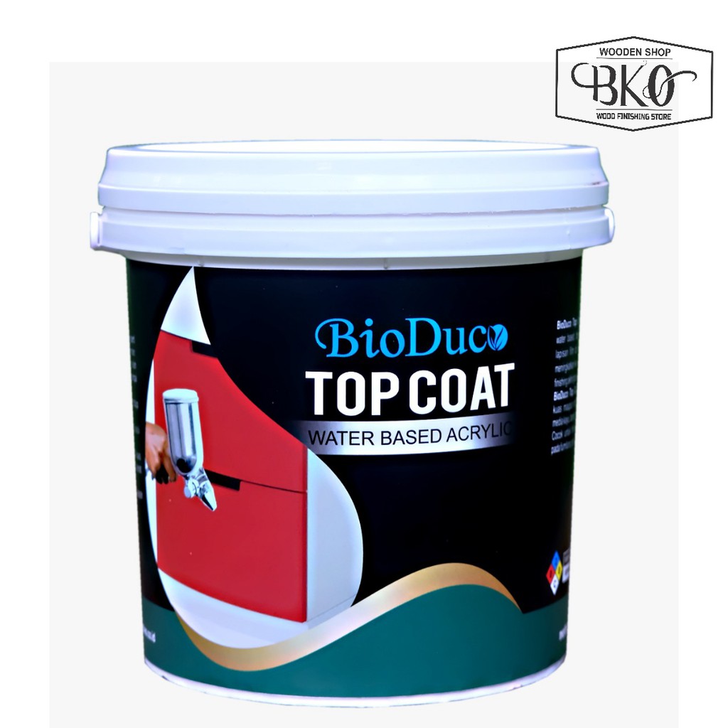 top coat waterbased acrylic matt biocolours biovanish