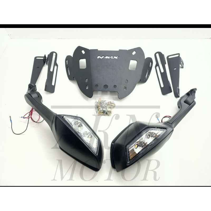 spion r25 pendek plus breket spion Yamaha nmax new 2020