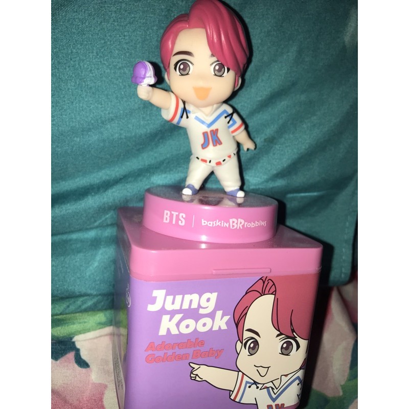 BTS Jungkook Tiny Tan x Baskin Robbins figure official