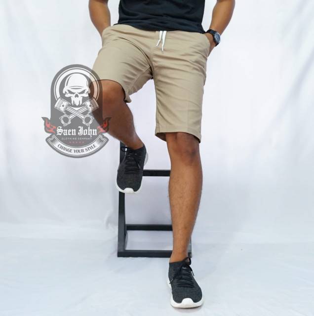 Promo Celana Pendek Pria Surfing Distro Premium Celana Chinos Pendek Pria Dewasa Rip Karet Pinggang