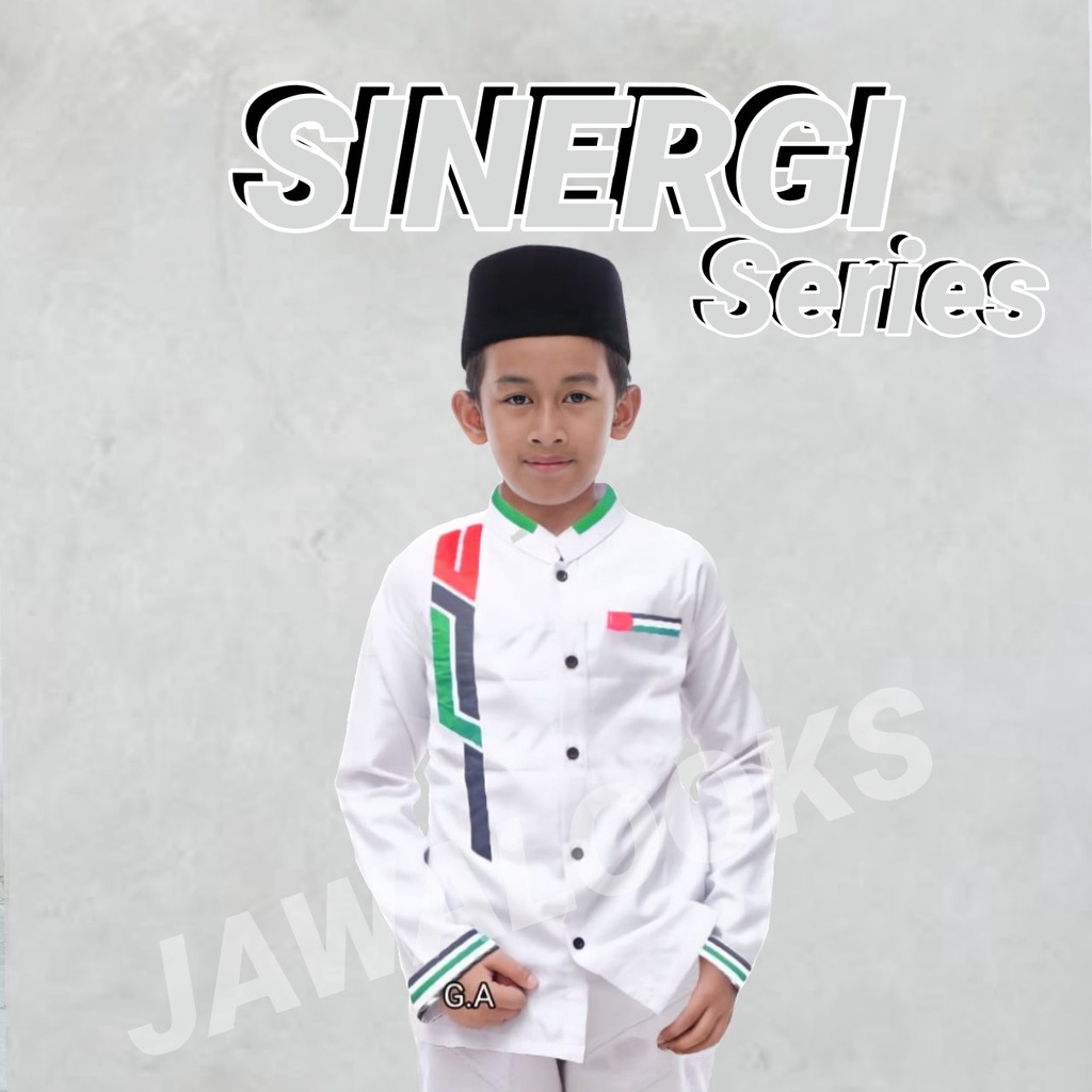 Baju Koko Anak/koko Anak Tanggung/Koko SD SMP/Koko Palestina/Koko Bordir/Koko Kombinasi Batik/Jawalo