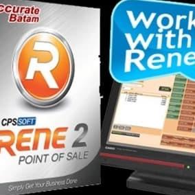 Software Program Aplikasi RENE POS 2 plus ACCURATE 4