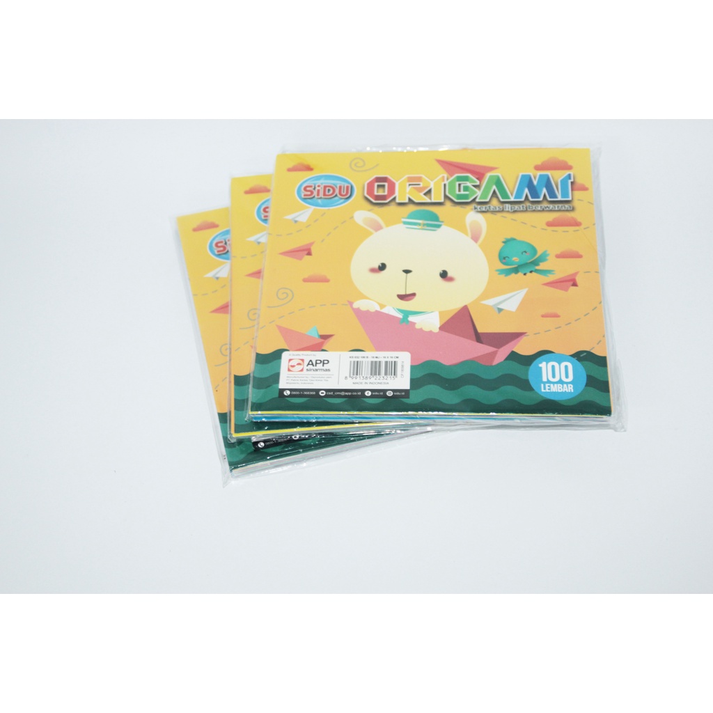 

Kertas Lipat / Origami Sinar Dunia 16cm x 16cm Isi 100 Lembar