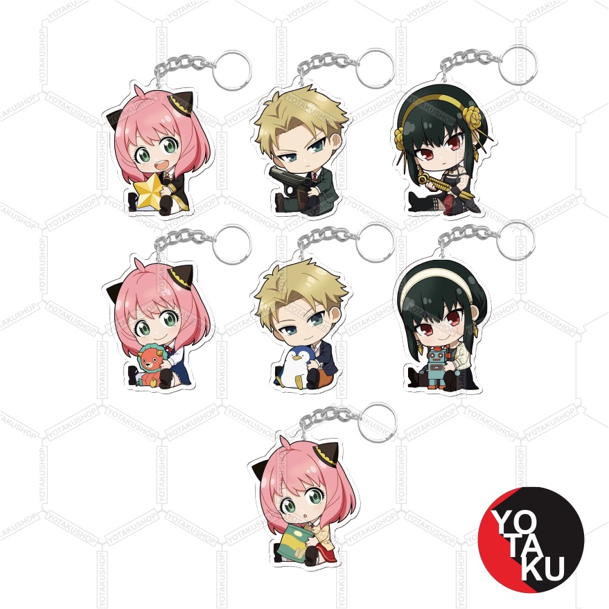 Gantungan Kunci Ganci Anime Akrilik Spy X Family GC26101 YOTAKUSHOP
