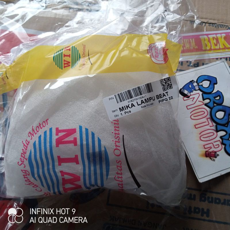 mika lampu depan beat karbu