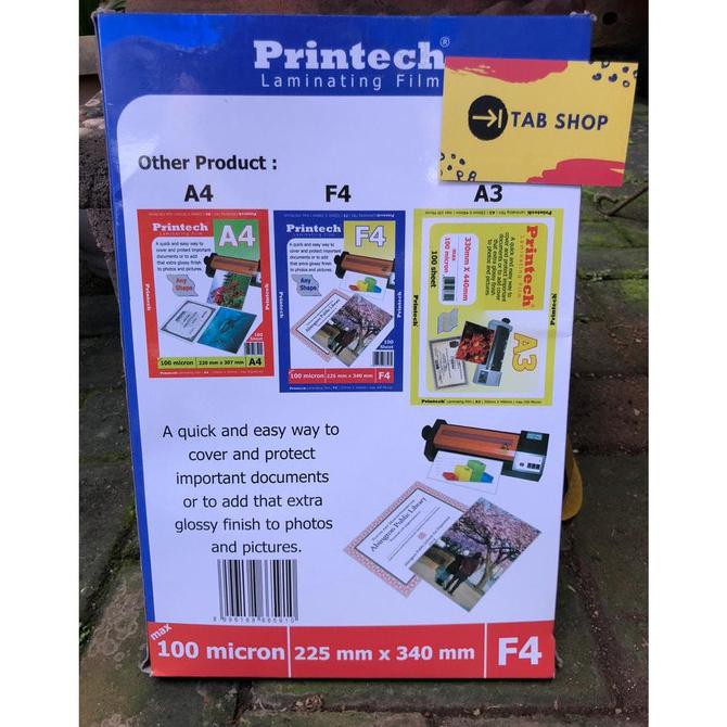 

PRINTECH LAMINATING F4