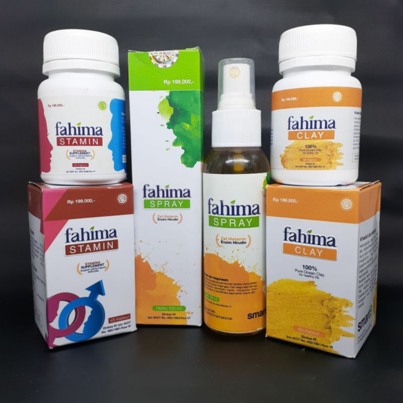 

Madu 7 Langit, Fahima Clay, Fahima Spray, Fahima Stamin