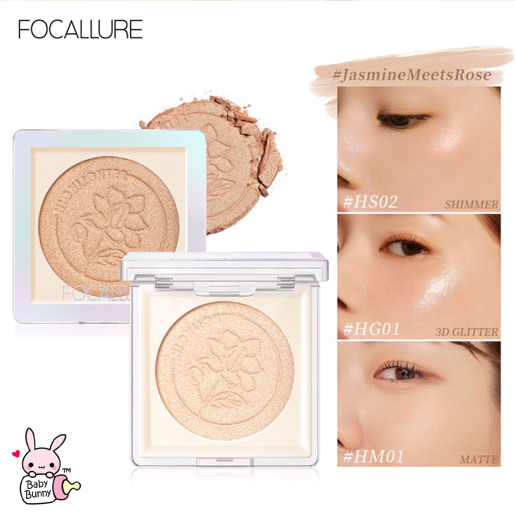 ❤ BELIA ❤ FOCALLURE Shimmering Skin Highlighter FA234 | Highlighter Pressed | Shimmering | BPOM