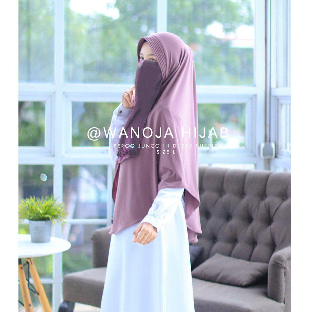 Bergo Junco pet antem adem syari jersey silk by wanoja hijab
