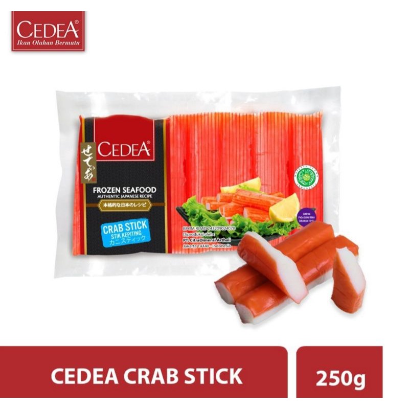 

CEDEA CRAB STICK 250g / Stik Kepiting / Frozen Food