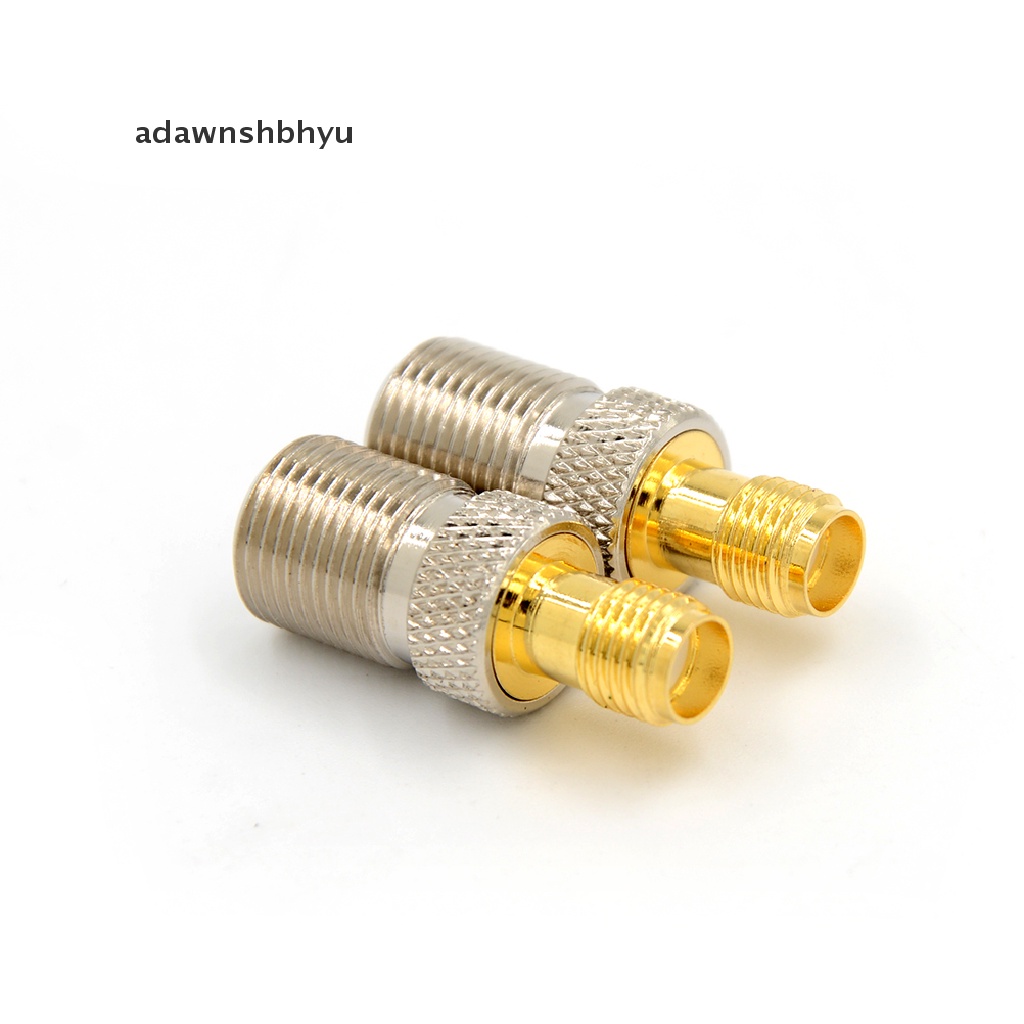 Adawnshbhyu F Female Jack to SMA Female Jack Konektor Adaptor RF Coax Coaxial Lurus