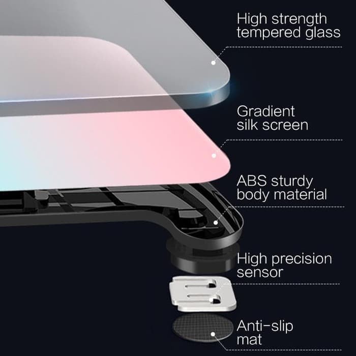 NA - BODY SCALE TEMPERED GLASS SENSOR TIMBANGAN BADAN DIGITAL RAINBOW