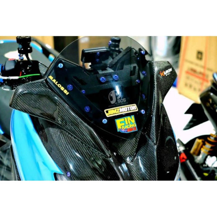 S1S Paketan Baut Visor Titanium Big Aerox Lexy Nmax Xmax Vixion Ninja FU