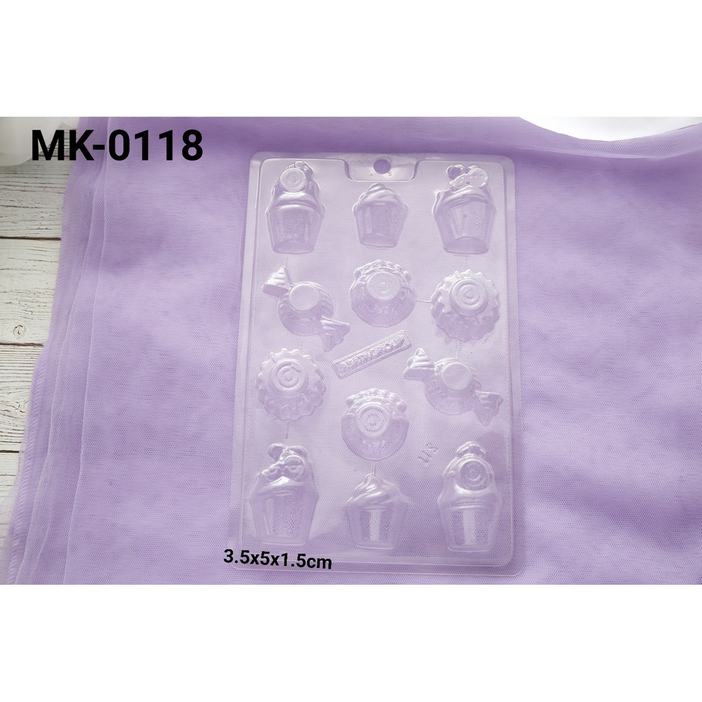 MK-0118 Cetakan coklat cetakan mika pudding permen cupcake lolipop