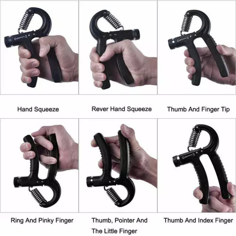 Hand grip Adjustable 5 - 60 KG alat Olahraga otot tangan