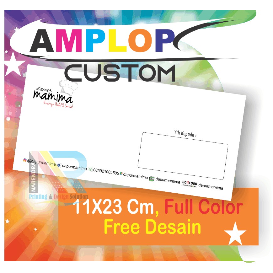 

Amplop Custom Nama Murah Desain gratis | Cetak Amplop