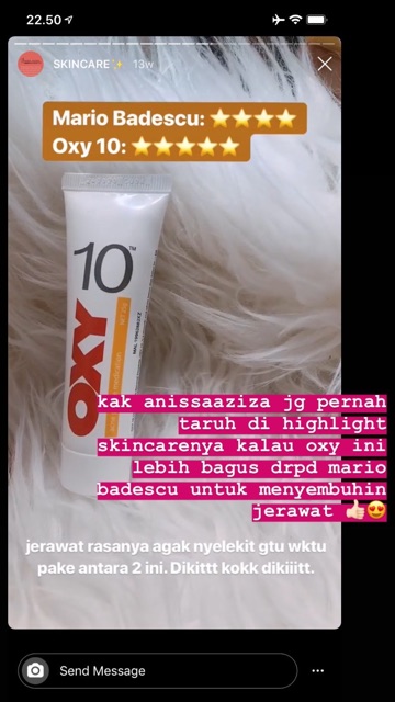 OXY 10 maximum acne pimple medication ORIGINAL 10gr 25gr OBAT JERAWAT