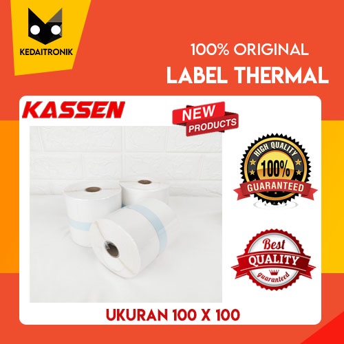 

NEW LABEL THERMAL KASSEN 100 X 100 ( 500 PCS )