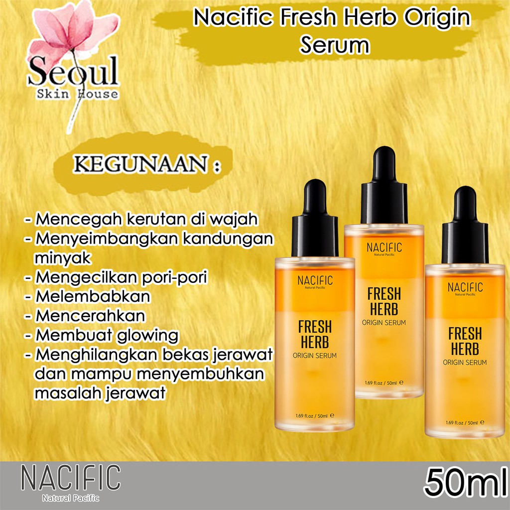 Natural Pacific NACIFIC Fresh Herb Origin Serum 50ml Shopee Indonesia