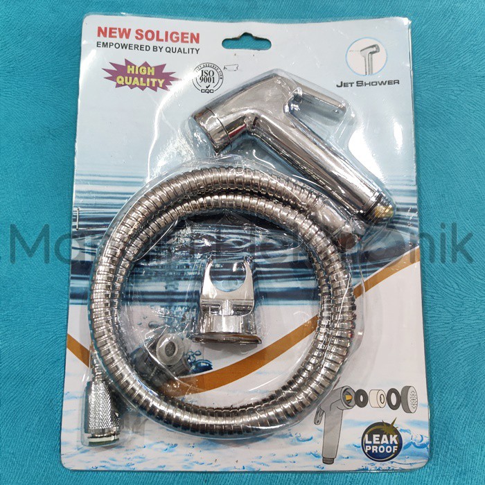 Jet Shower Toilet New Soligen Chrome - Shower Bidet - Shower Cebok