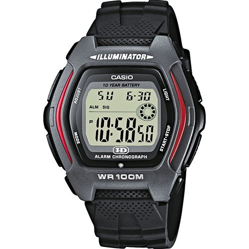 Casio Original HDD-600-1A / HDD600-1A Jam Tangan Pria - Digital - Karet - Hitam