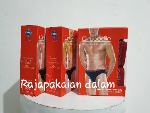 Celana dalam pria Crocodile Merah Harga 2 pcs