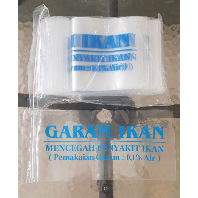 Plastik Garam Ikan 500 Gram ( Per PACK isi 100 Lembar )