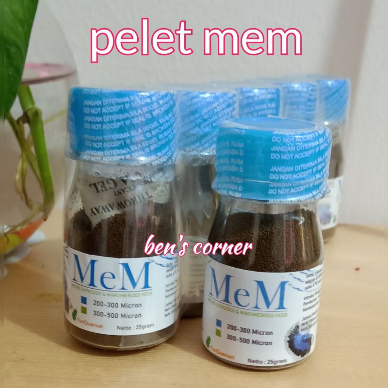 pelet mem cupang mikron makanan cupang burayak