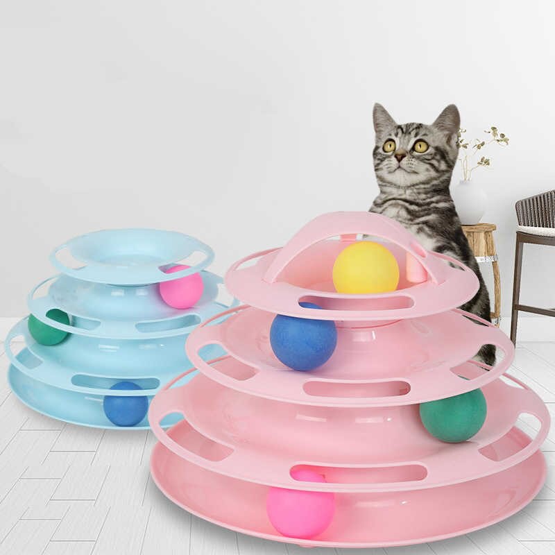 

NOONA Mainan Kucing TOWER Cat Circular Toy 25cm
