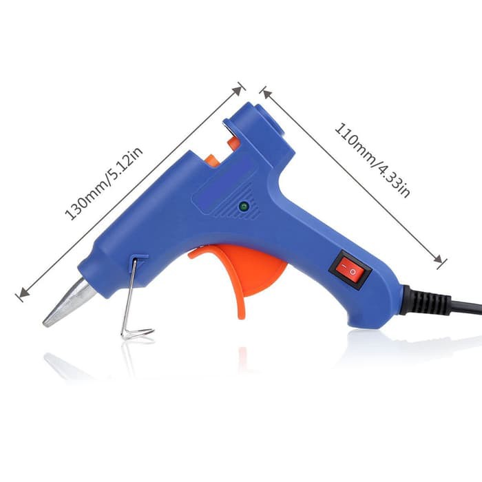 Lem Tembak Hot Melt Glue Gun Tembakan Lem 20 Watt 100-240 Volt Sl-e20w