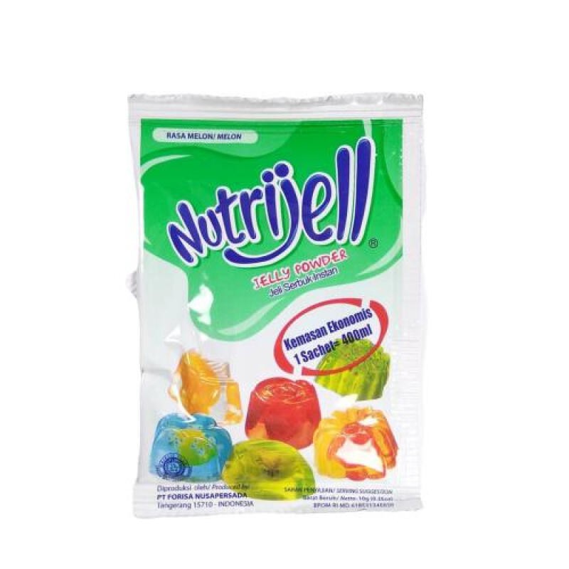 

Nutrijell Jelly Powder Rasa Melon Kemasan Ekonomis 400 ml