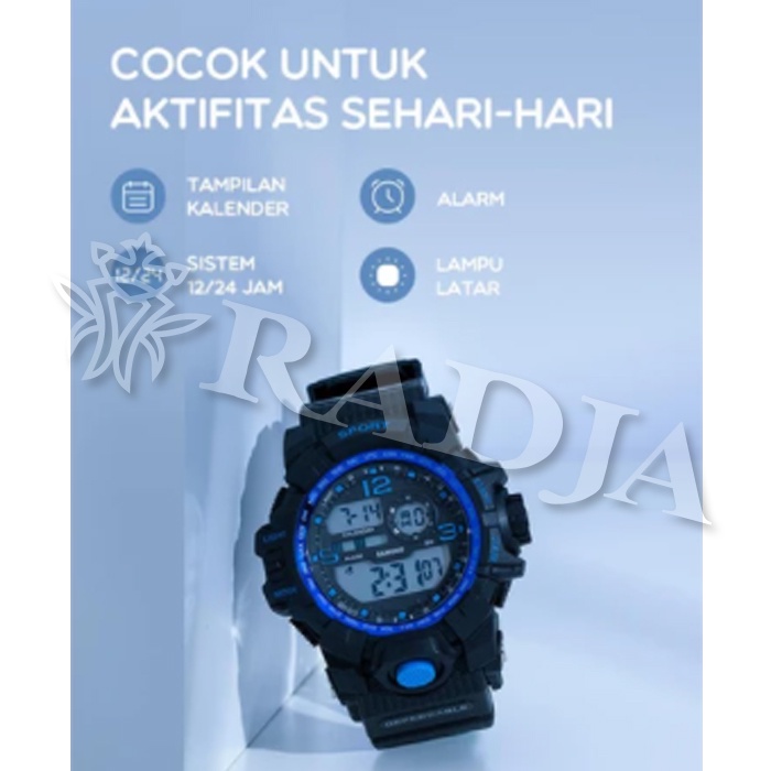 Jam Tangan Samono SW001 Watch Digital LED Fashion Waterproof _ ORI