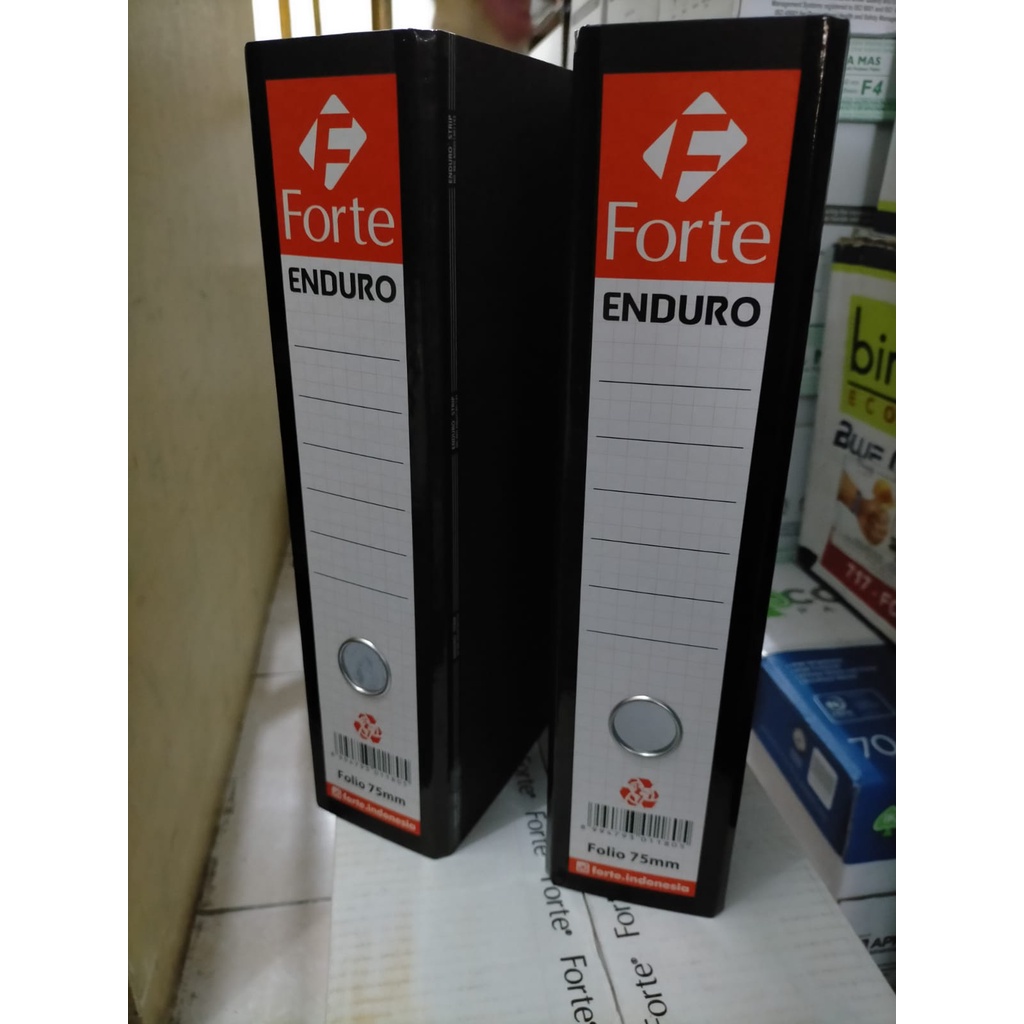 ORDNER FORTE ENDURO FOLIO/F4 HITAM - DUS