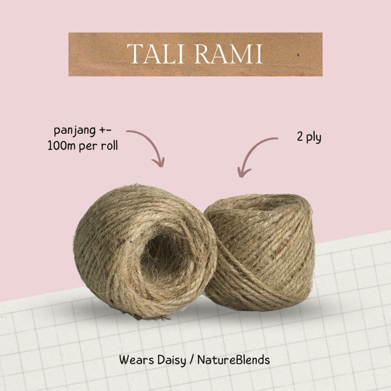 

Tali rami per meter, 100 meter, tali craft