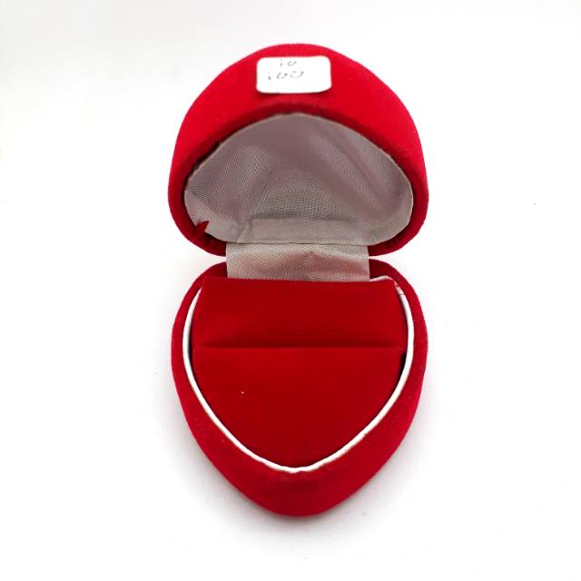 Kotak Perhiasan Cincin Bentuk Love