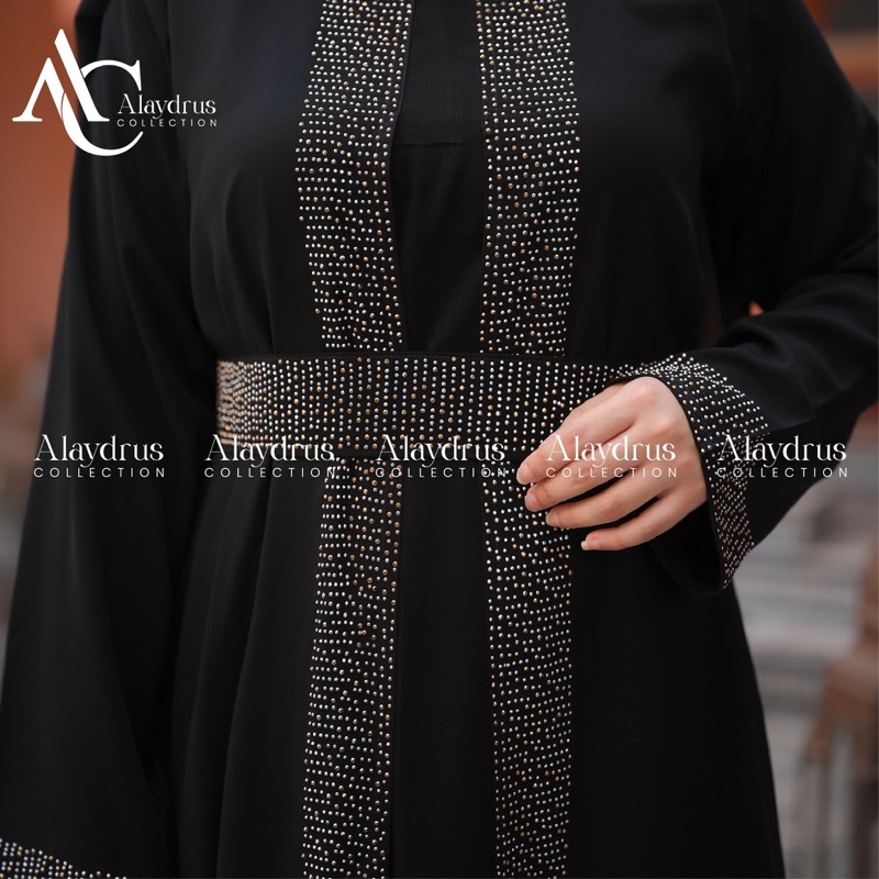 Baju Muslim Abaya Bordir Arab Saudi Bordir Zephy Turki 544