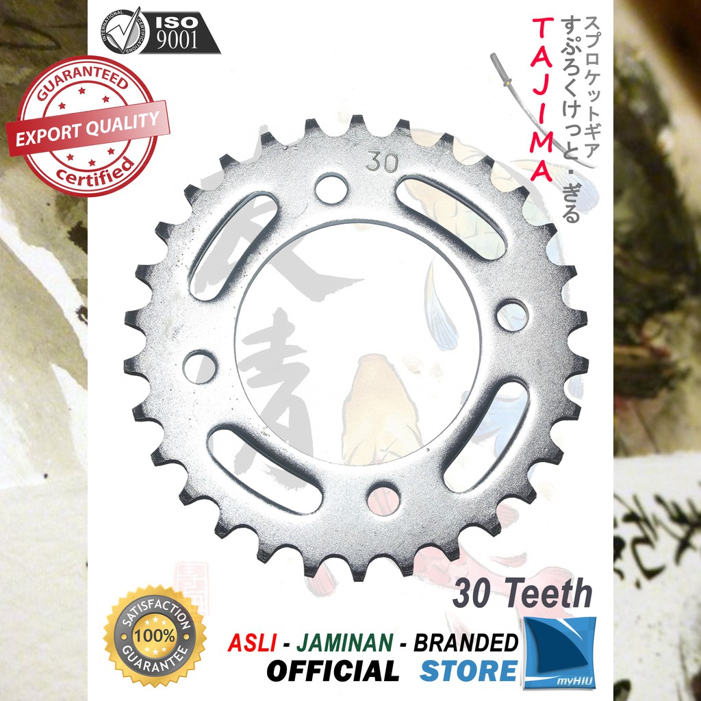 Gigi Tarik 28T~ 38T YAMAHA Force FI - Injection Gir Belakang - Rear Sprocket Gear TAJIMA