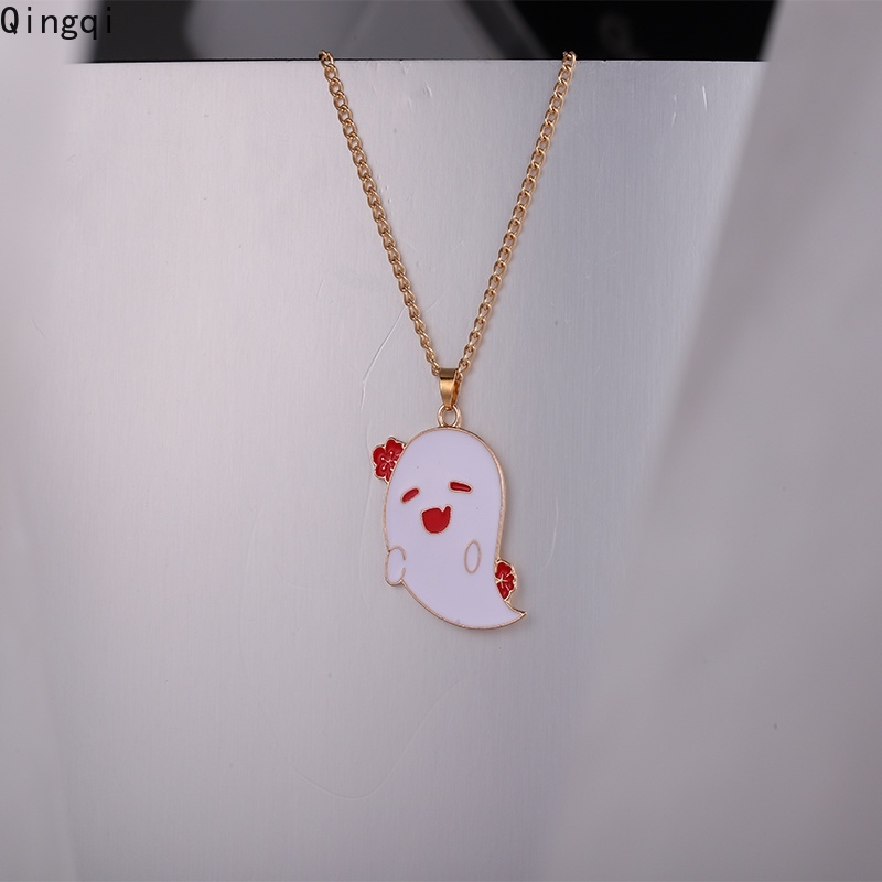 Kalung Liontin Anime Game Genshin Impact Hu Tao Ghost Untuk Pria Dan Wanita