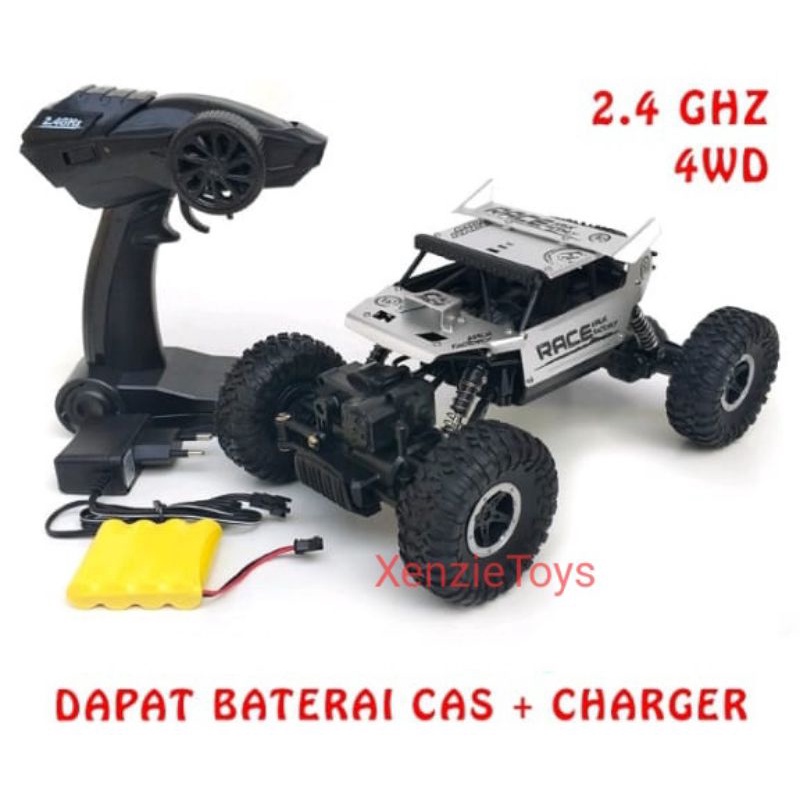 RC mobil remot control offroad 4WD Rock crowler 4WD RC super climbing 2WD