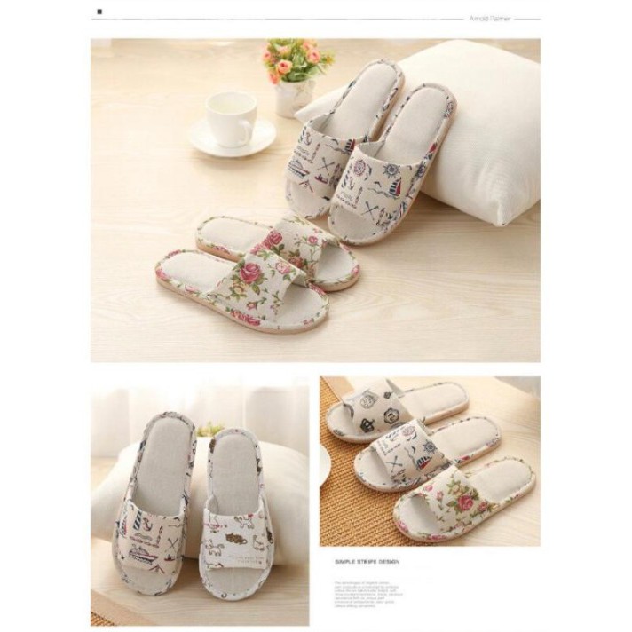 Sandal Rumah Hotel Empuk Nyaman Indoor Halus Motif Gambar Slipper SP003