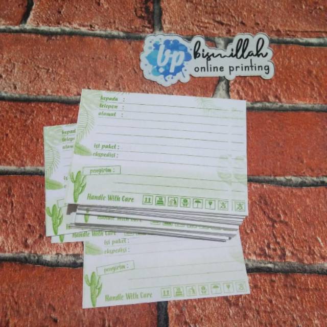 

Label pengiriman shipping pengiriman (isi 2 lbr)
