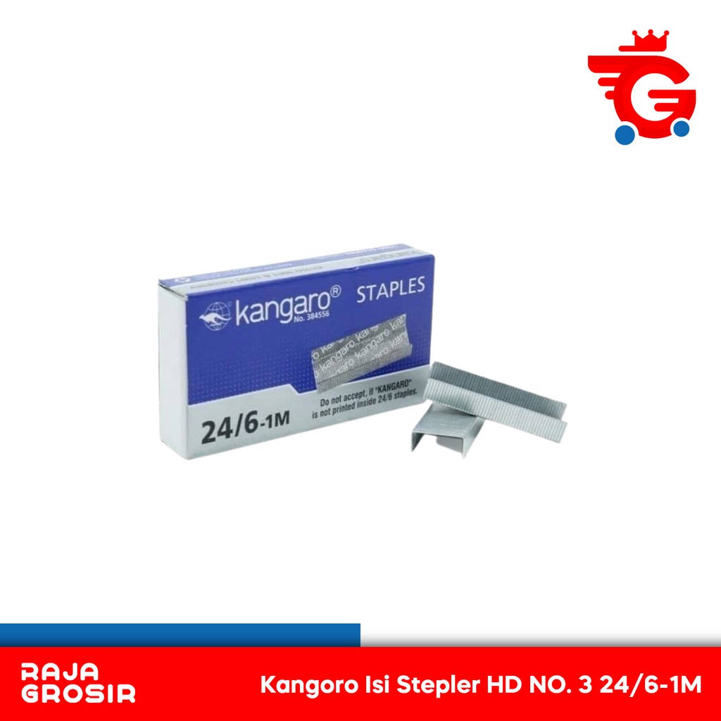 

Kangaro Isi Stapler HD No. 3 24/6-1M (Kotak Kecil)