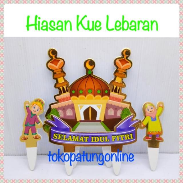 Topper Kue Lebaran Fb01