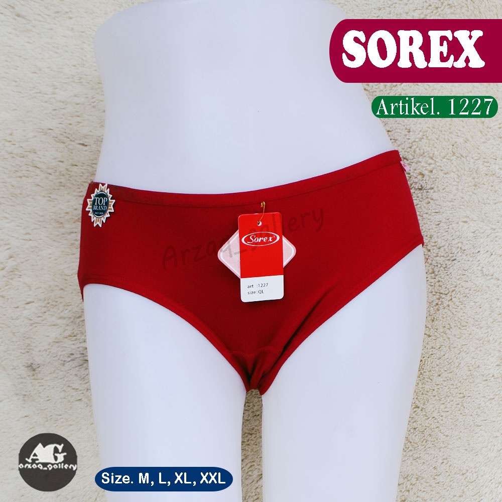 [ 6 pc ] CD Sorex 1227 Mini | Celana Dalam Wanita Panty Soft &amp; Comfort 1227