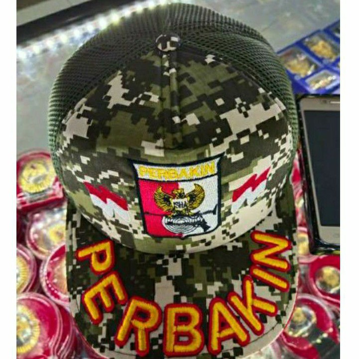 Topi Loreng Perbakin Topi Perbakin Loreng