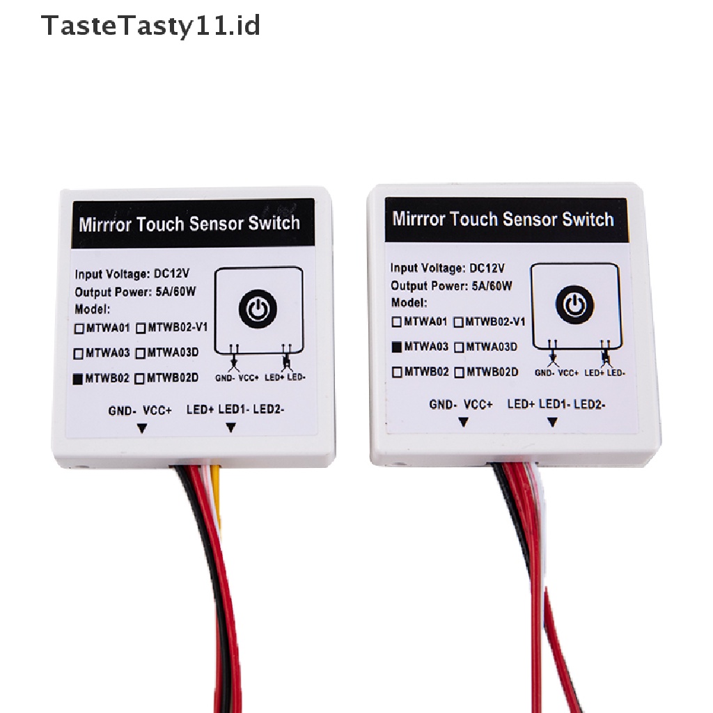 (TasteTasty) Lampu Cermin LED 12V 5A Dengan Sensor Sentuh Untuk Kamar Mandi