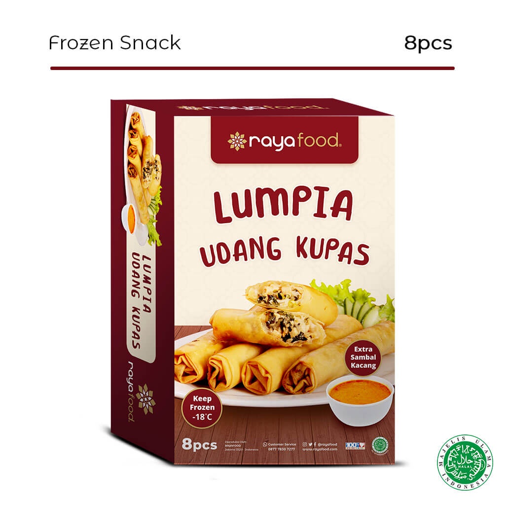 

Lumpia Udang Kupas Frozen Rayafood