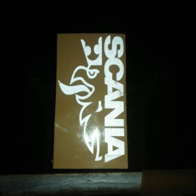 

sticker stiker bus bis logo scania