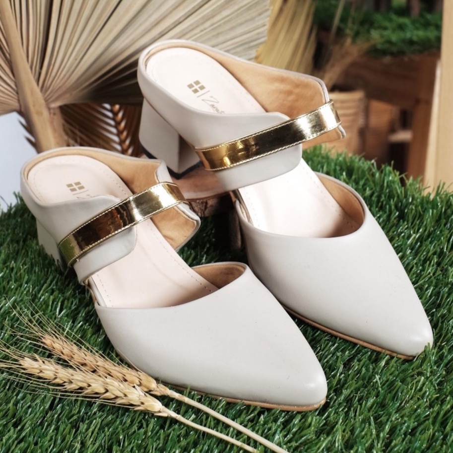 Sepatu Sandal Wanita Big Size 41,42,43,44,45 Hak 5cm/Bustong Kerja Wanita Uk Besar Jumbo/Bustong For