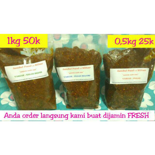 

sambel pecel BLITAR (FRESH Buatan sendiri) 500gr